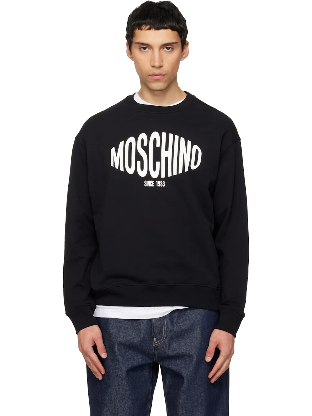 Black Logo Sport Sweatshirt - 1