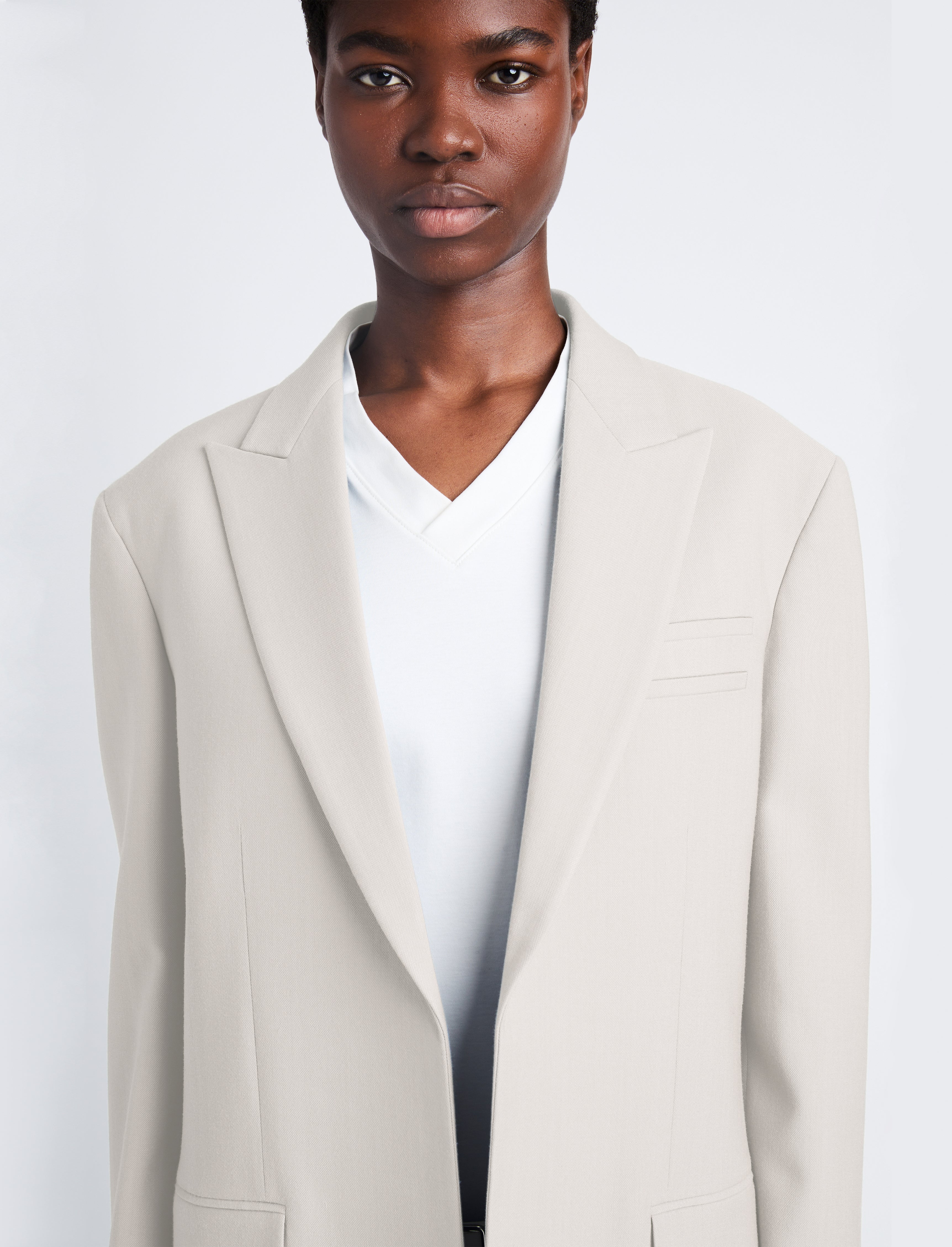 Devon Jacket in Viscose Wool - 5