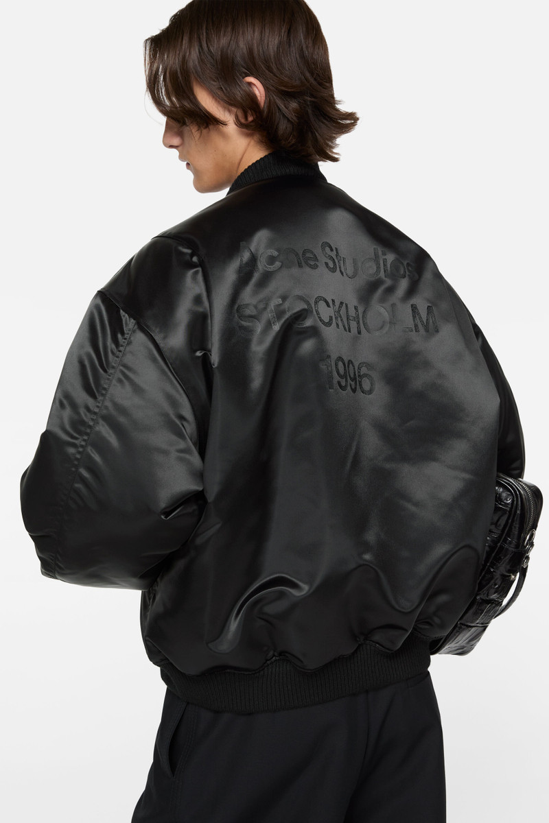 Logo bomber jacket - Black 5