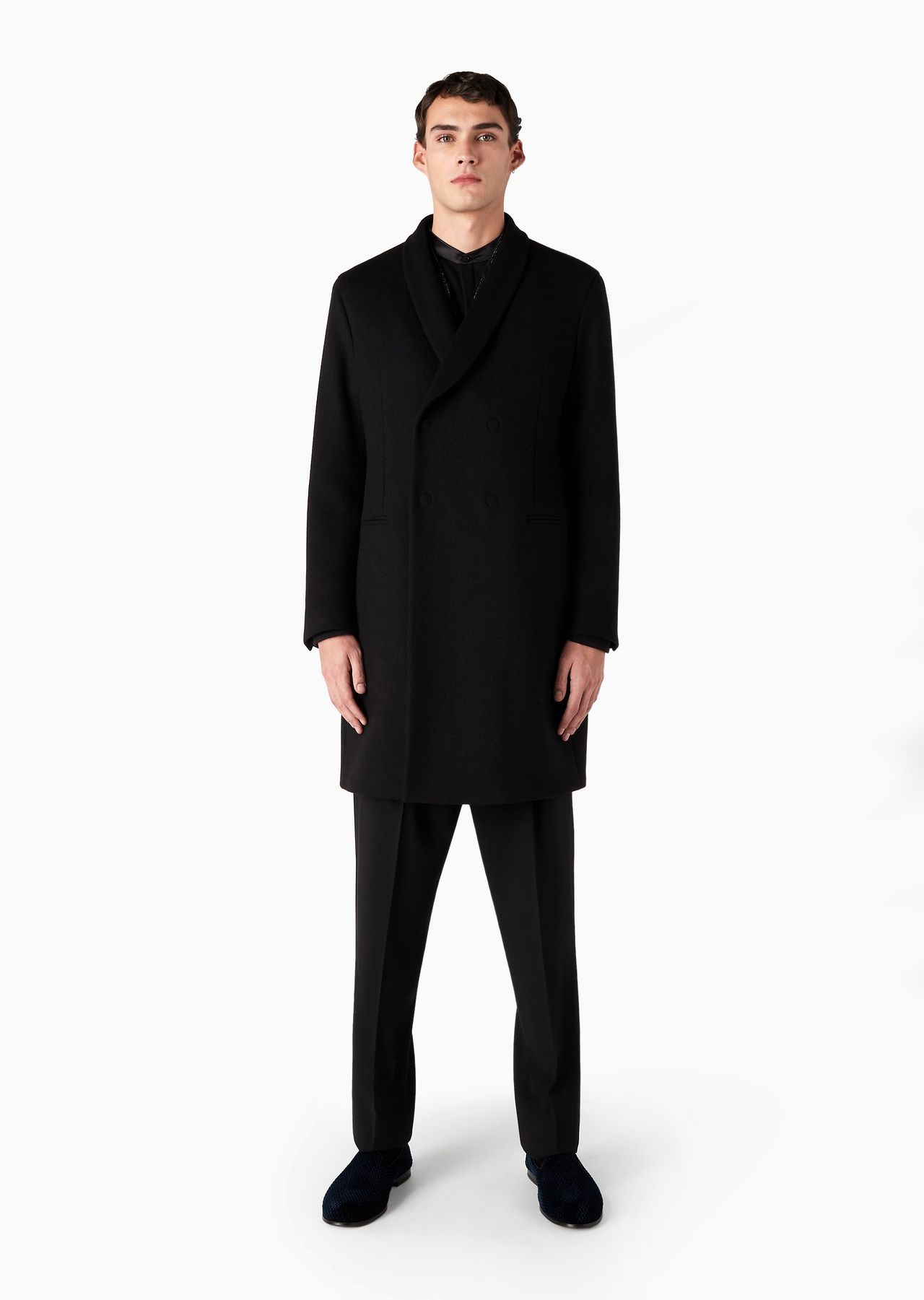 ASV double-breasted Giorgio’s coat in cashmere - 2