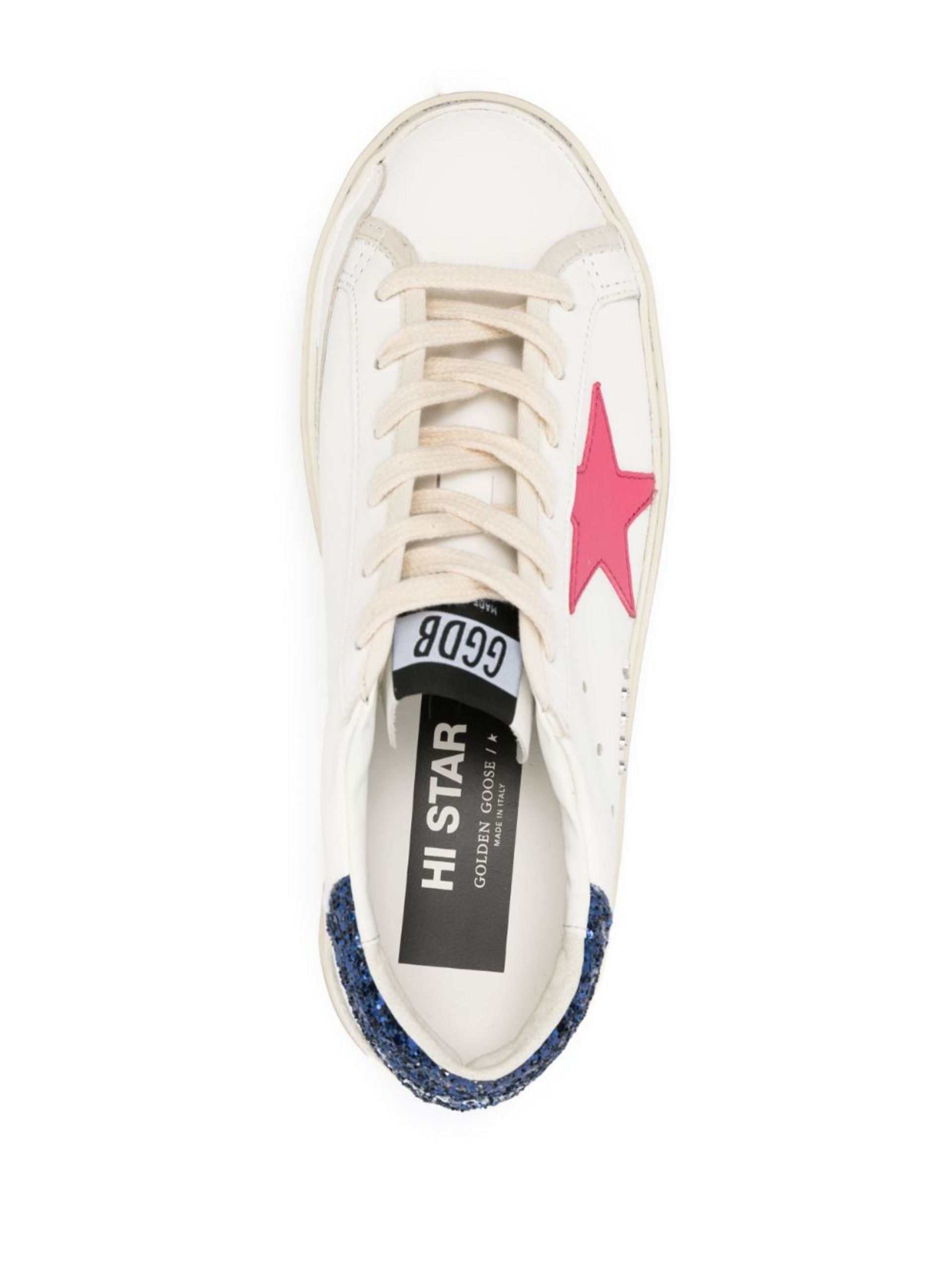 white Hi Star leather sneakers - 4