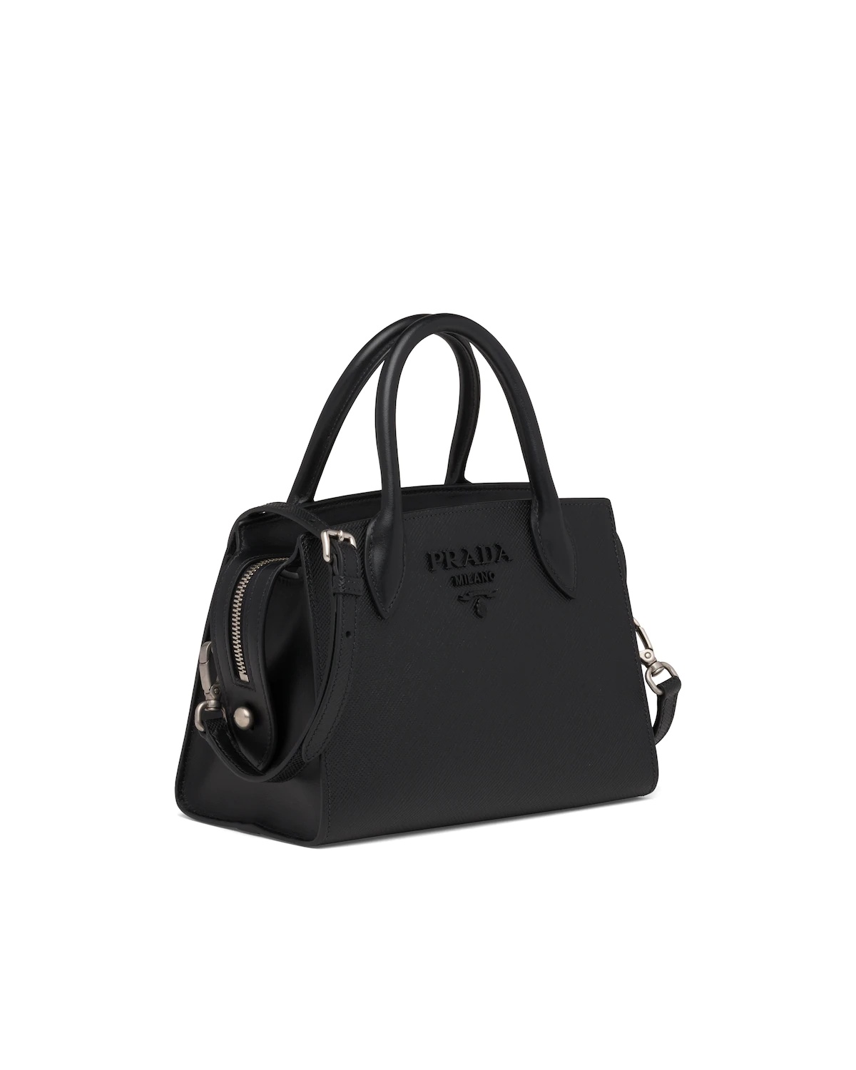 Saffiano Leather Prada Monochrome Bag - 6