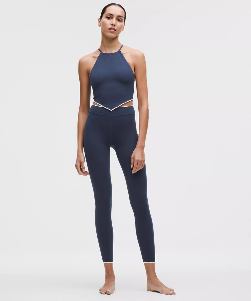 Stitch Trim High-Rise Tight 28" 1