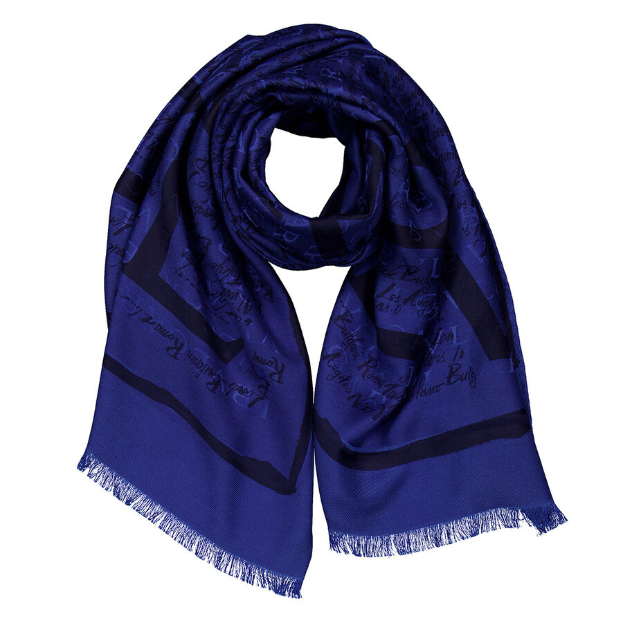 Bvlgari Logomania Lettere Maxi Metropolis Shawl - 2