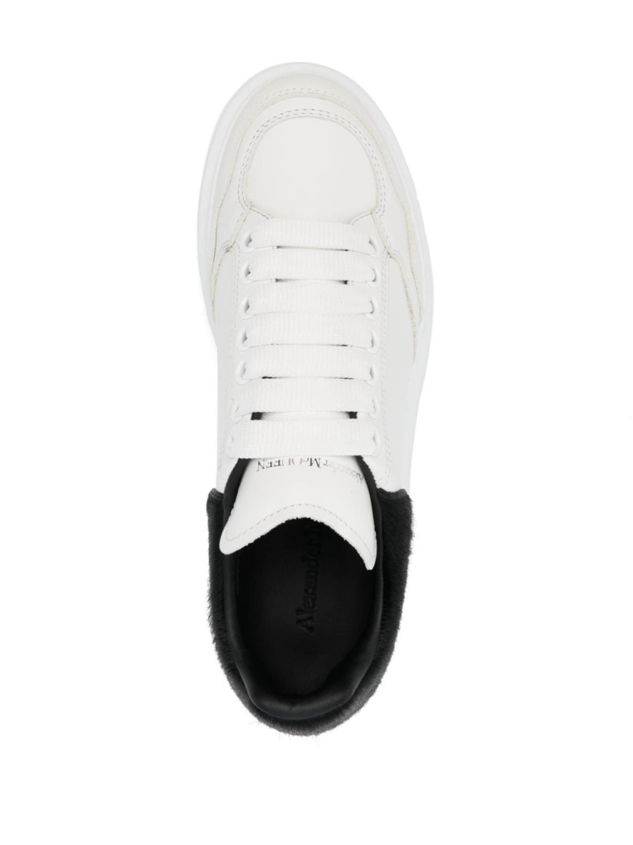 Oversized leather sneakers - 4