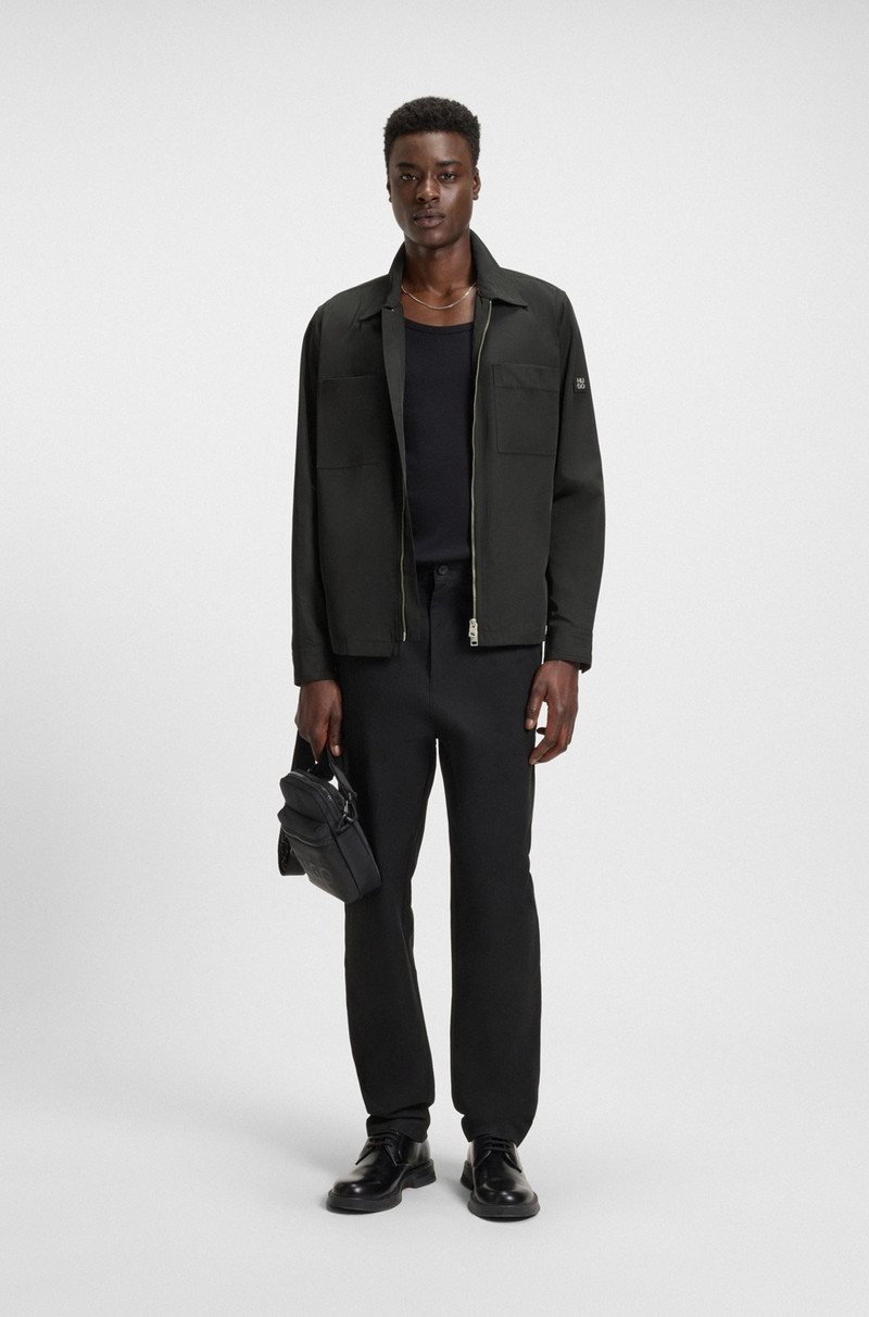 HUGO OVERSIZE-FIT SHIRT IN WATER-REPELLENT CANVAS outlook