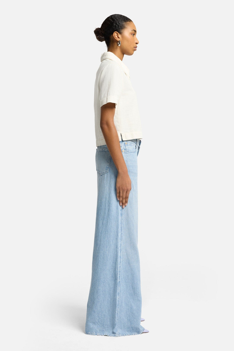 Indigo Linen Willow Palazzo Wide Leg in Kansas 6