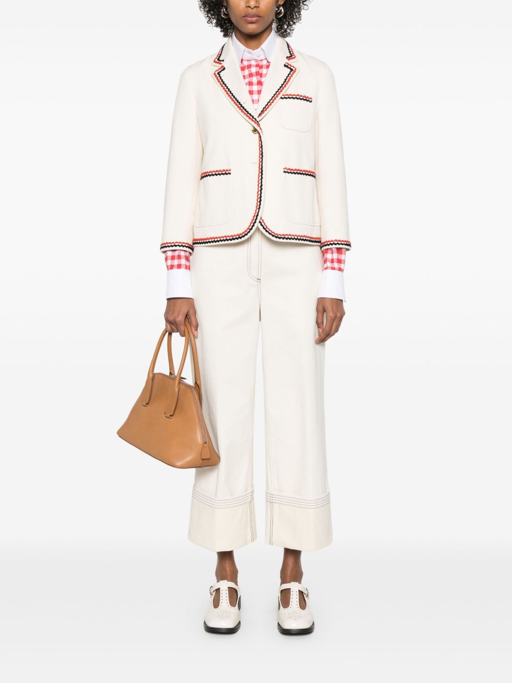 RWB-stripe blazer - 2