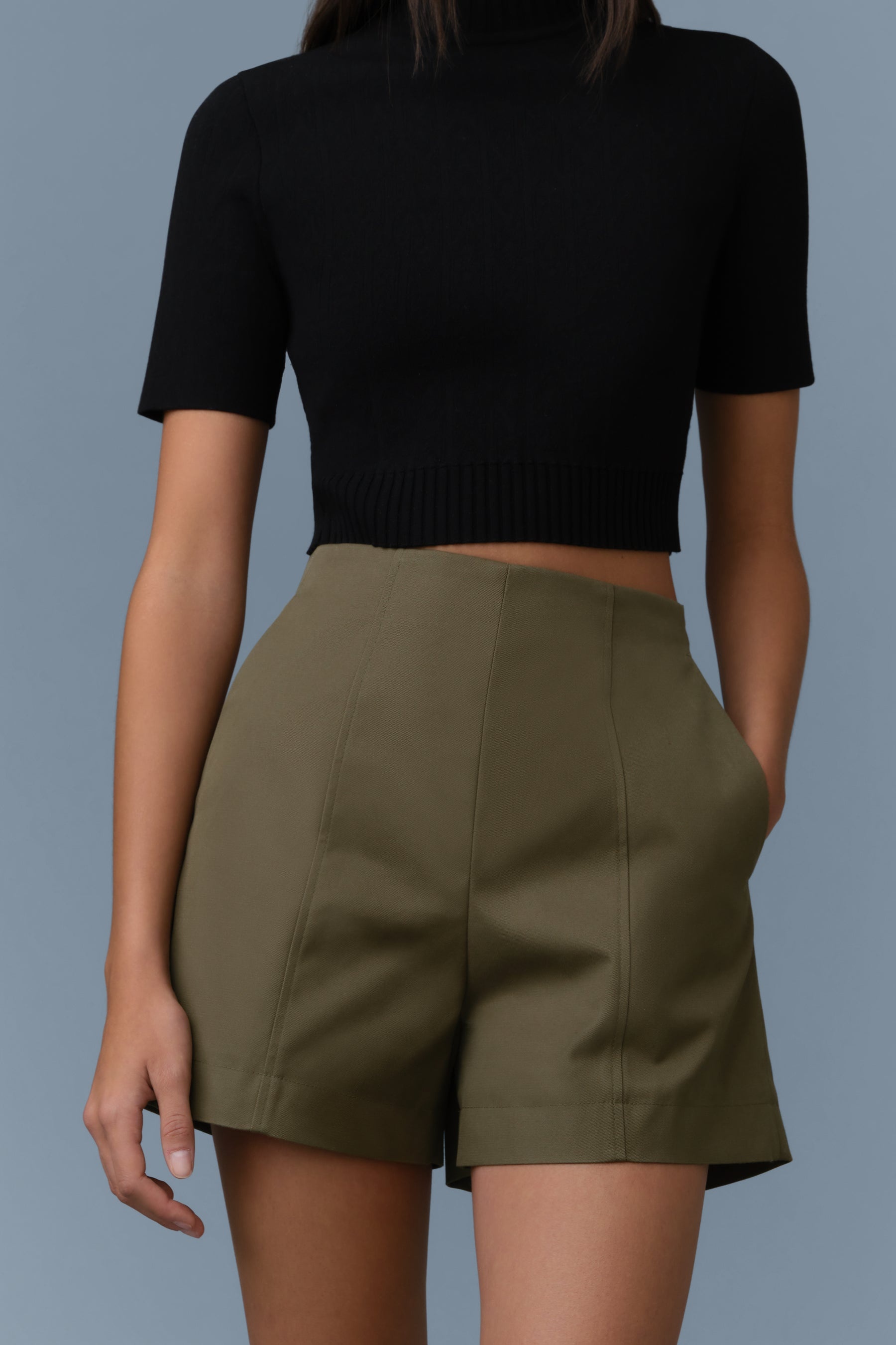 DAVA-CO Panelled Cotton Shorts - 2