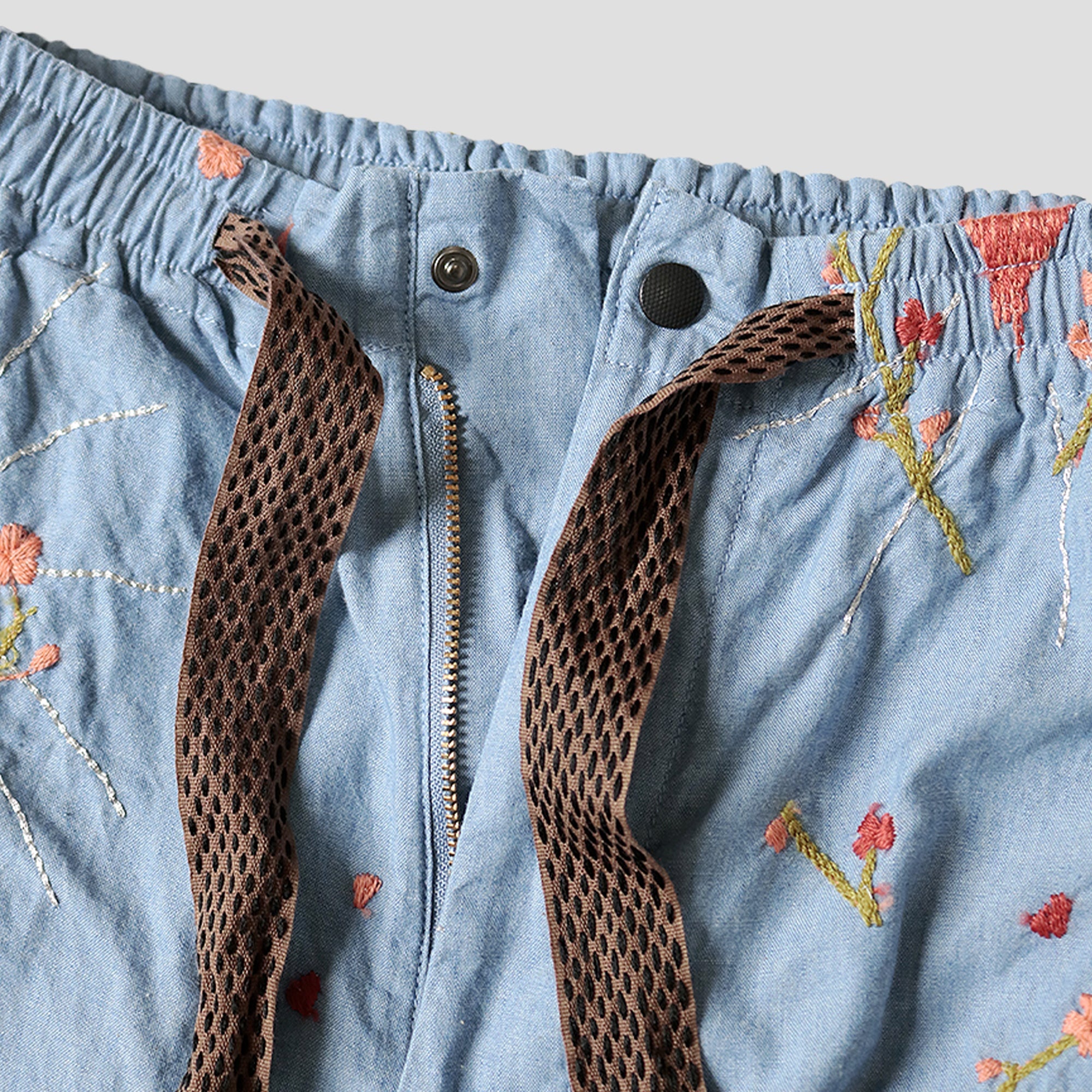 CHAMBRAY CORAZON EASY PANTS - 4