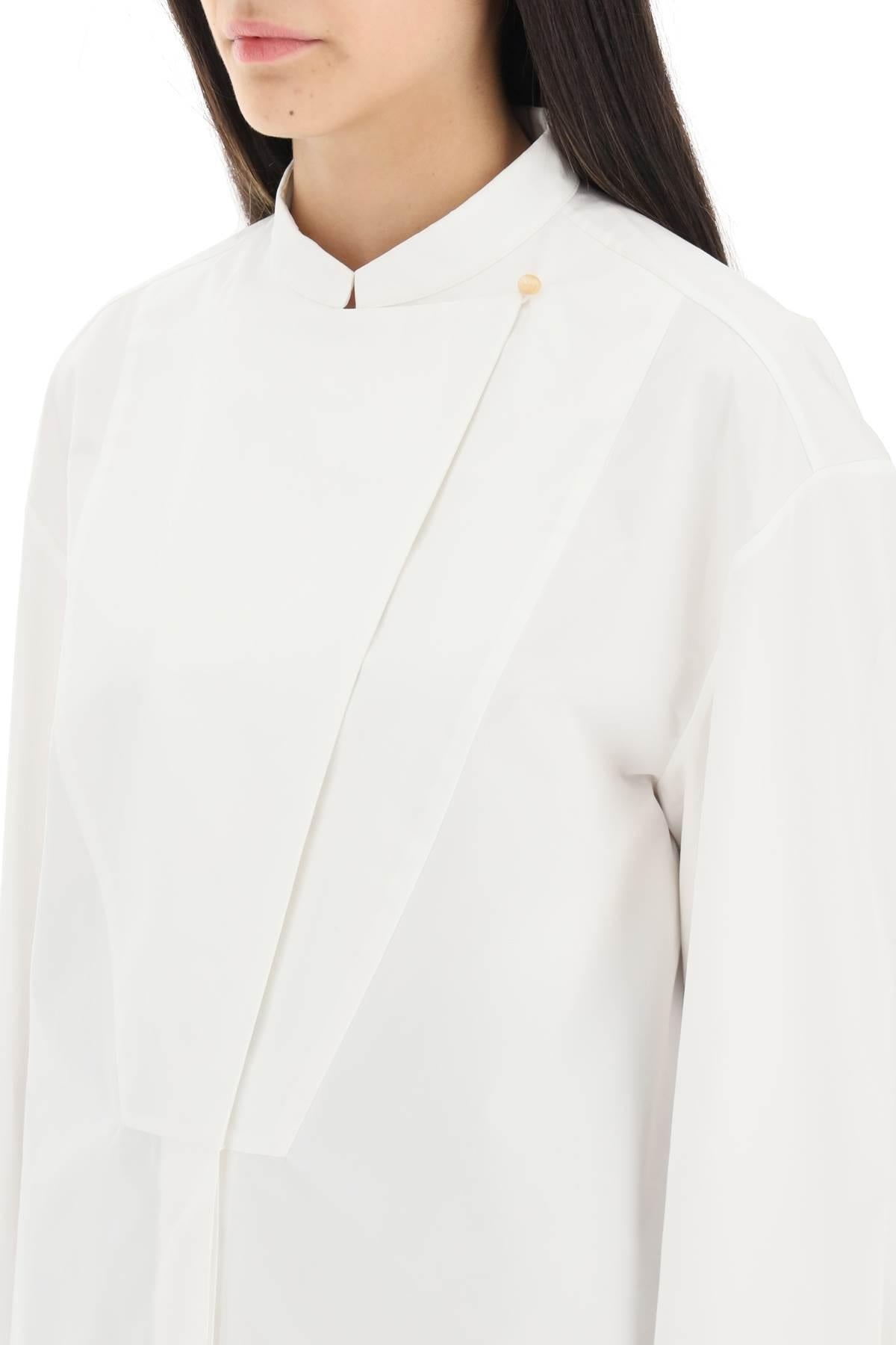 LONG-SLEEVED SHIRT WITH PLASTRON - 5