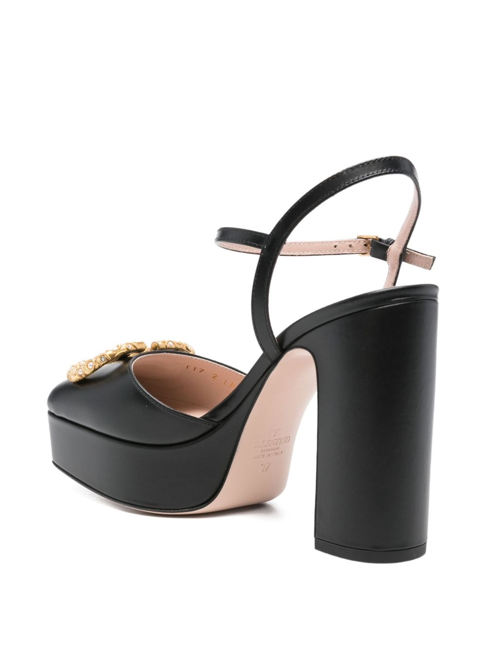110mm VLogo Signature platform pumps - 3