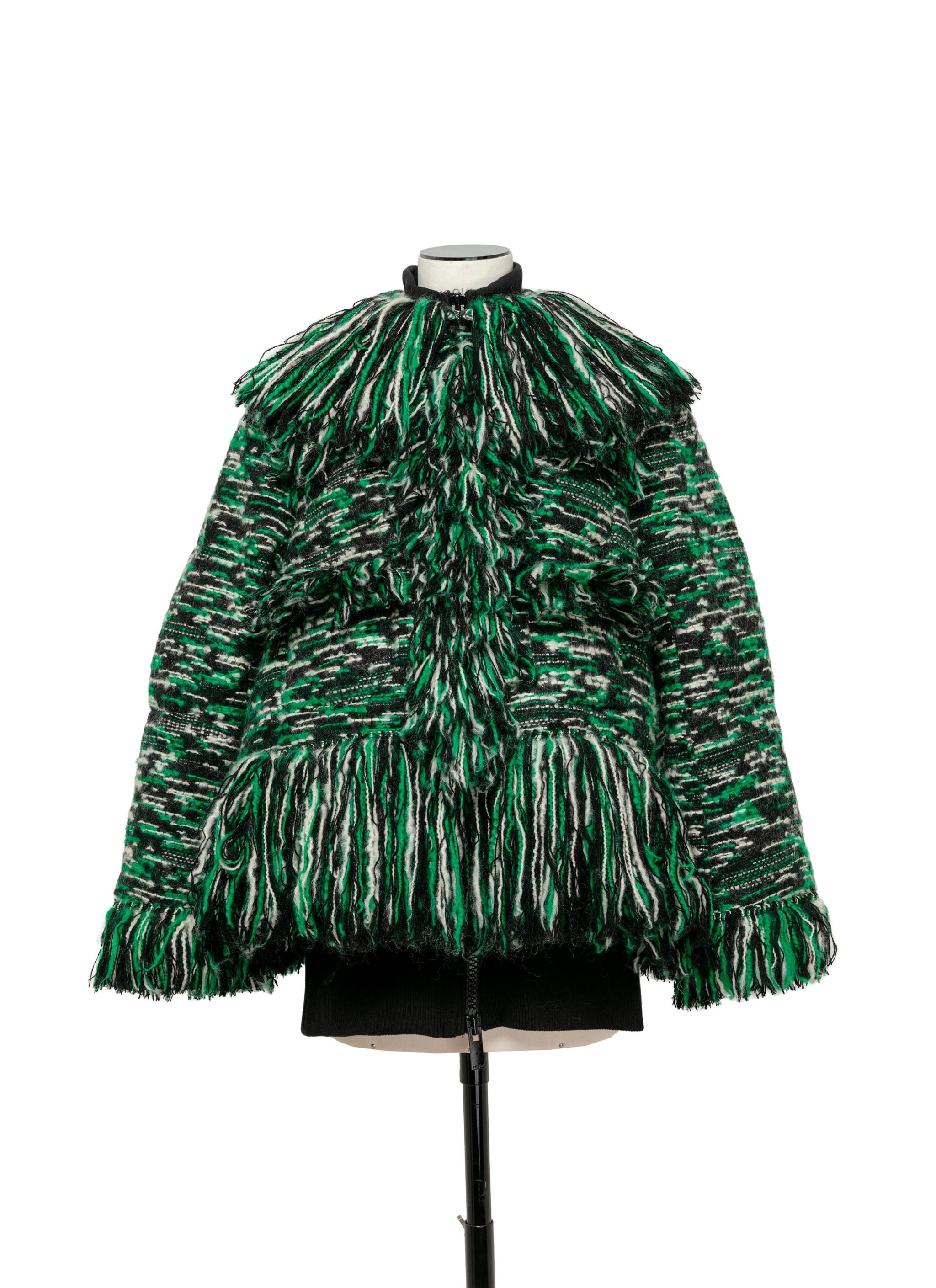 Tweed Puffer Blouson - 1