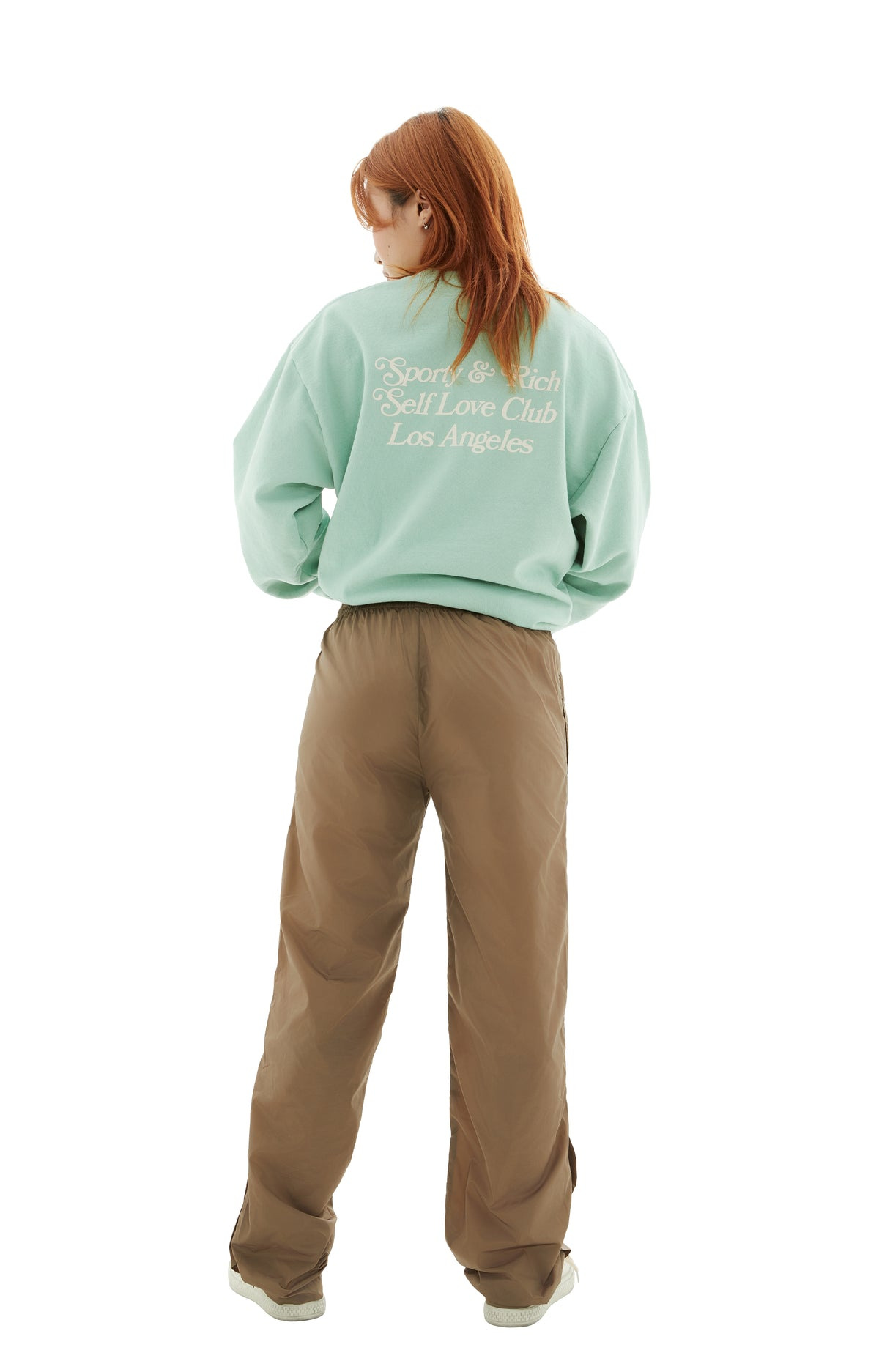 SNAP NYLON TRACK PANTS (ESPRESSO) - 3