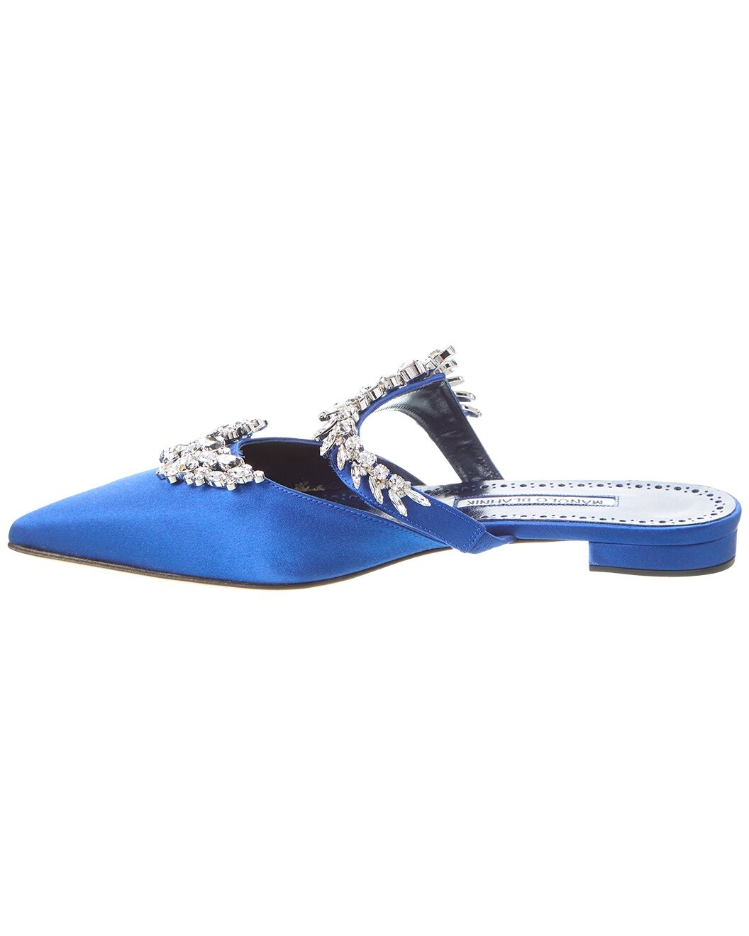 Manolo Blahnik Lurum Satin Flat - 2