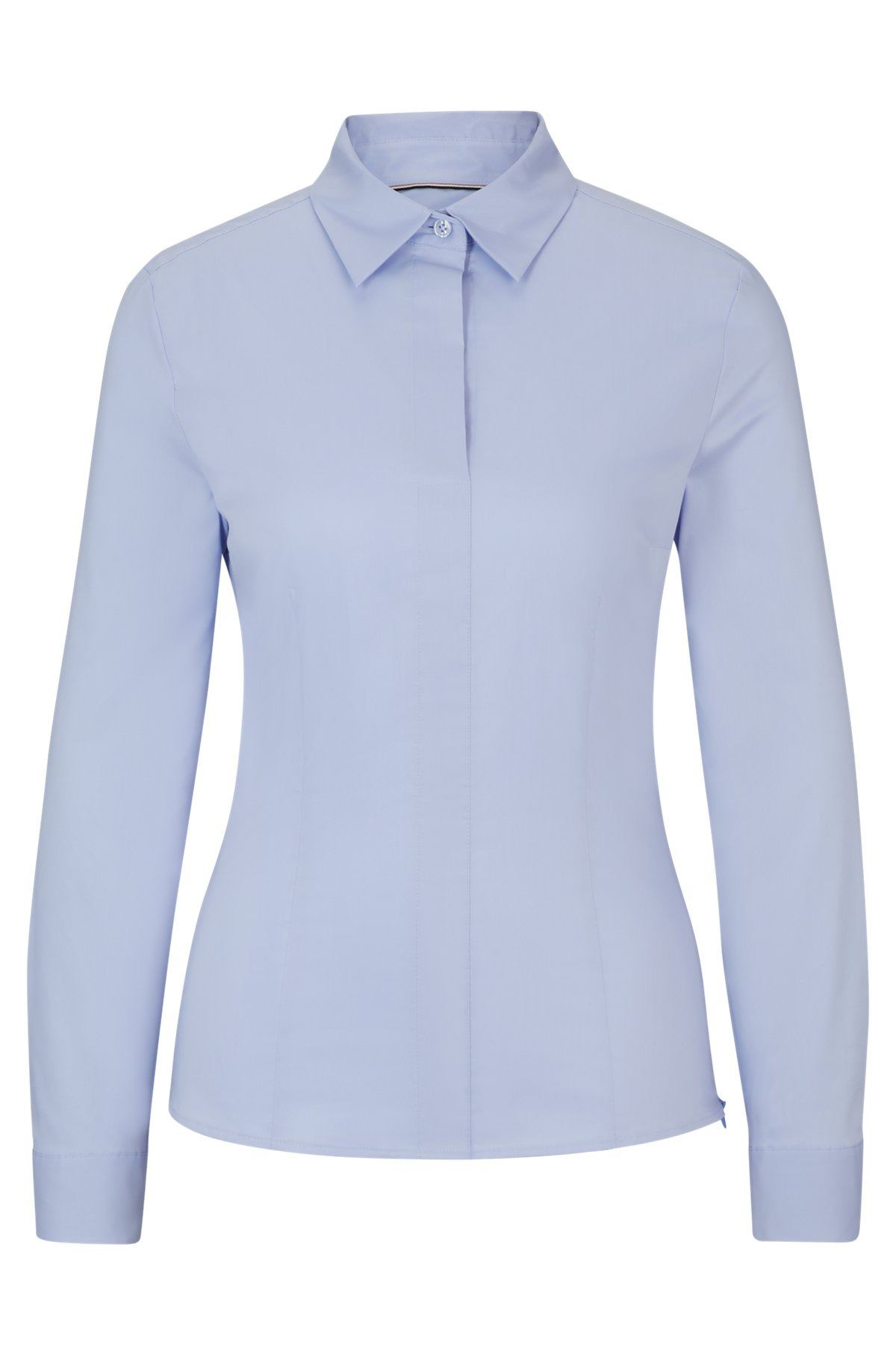 SLIM-FIT BLAZER IN A STRETCH COTTON - 1