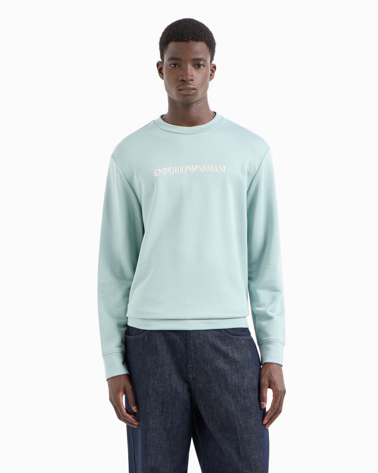 MODAL-BLEND SWEATSHIRT WITH LOGO PRINT - 2