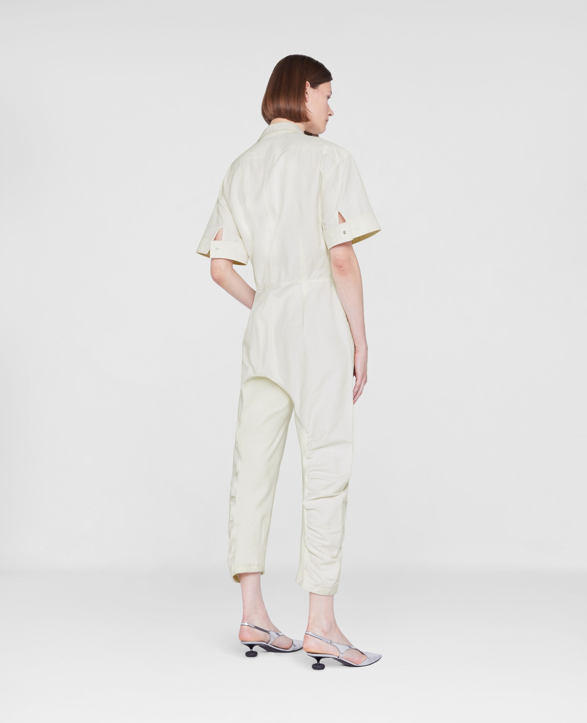 Short Sleeved Jumpsuit - 3