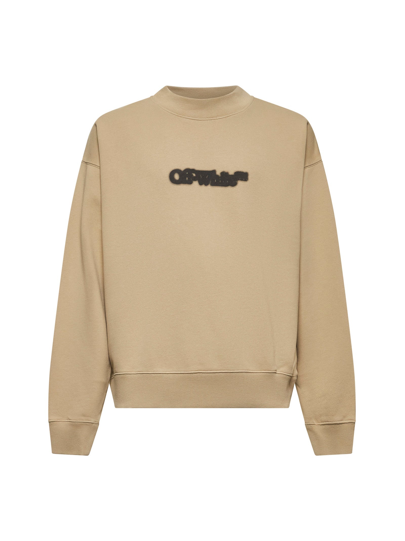 Beige Spray Arrow crewneck sweatshirt - 1