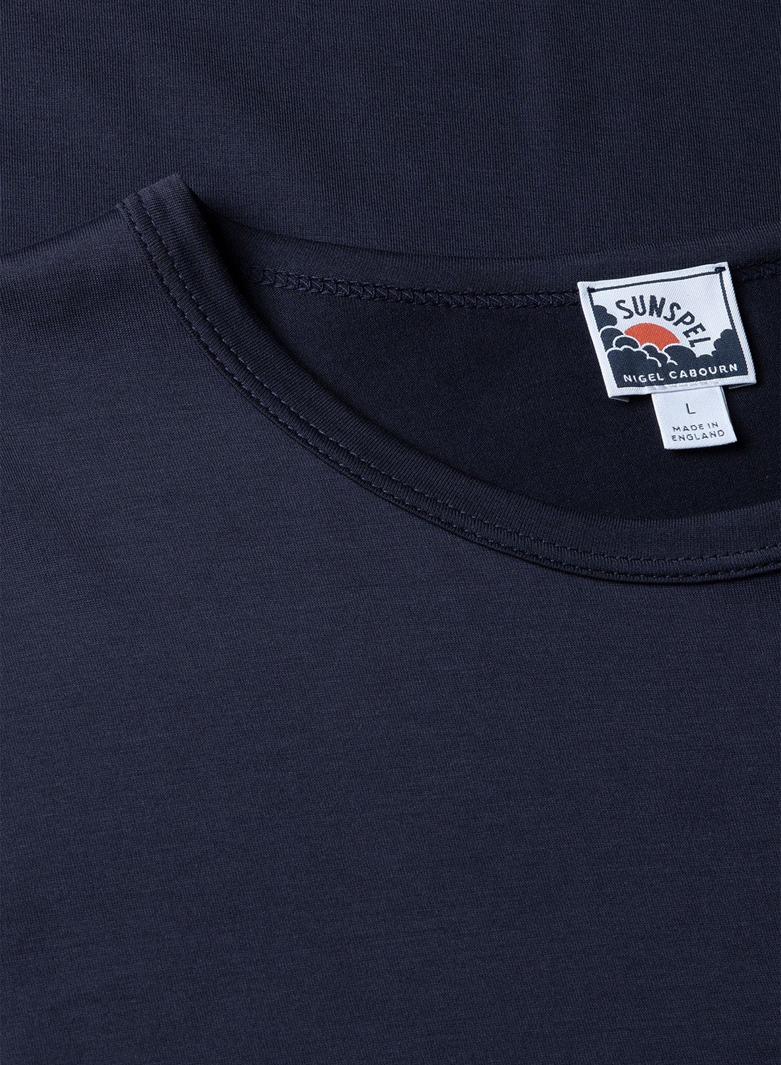 Nigel Cabourn x Sunspel Short Sleeve Pocket T-Shirt in Navy - 2