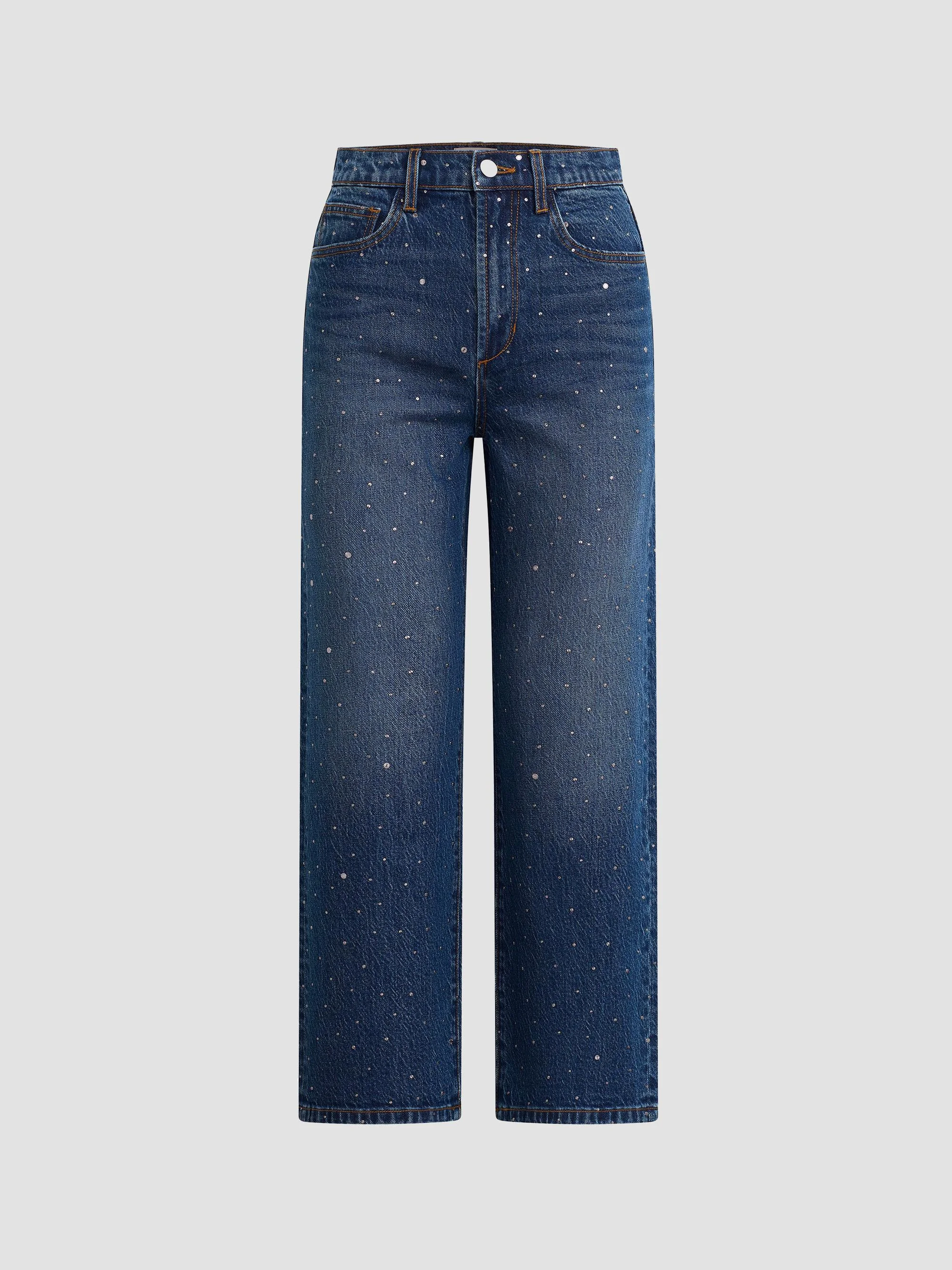 Women's The Margot Stoned Cropped Jeans - Commet Stone - 1