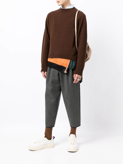 Kolor asymmetric-layered jumper outlook