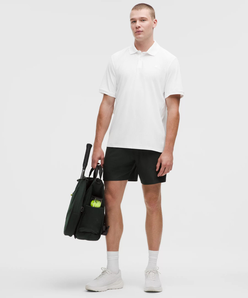 lululemon UV-Protective Striped Mesh Tennis Polo Shirt outlook