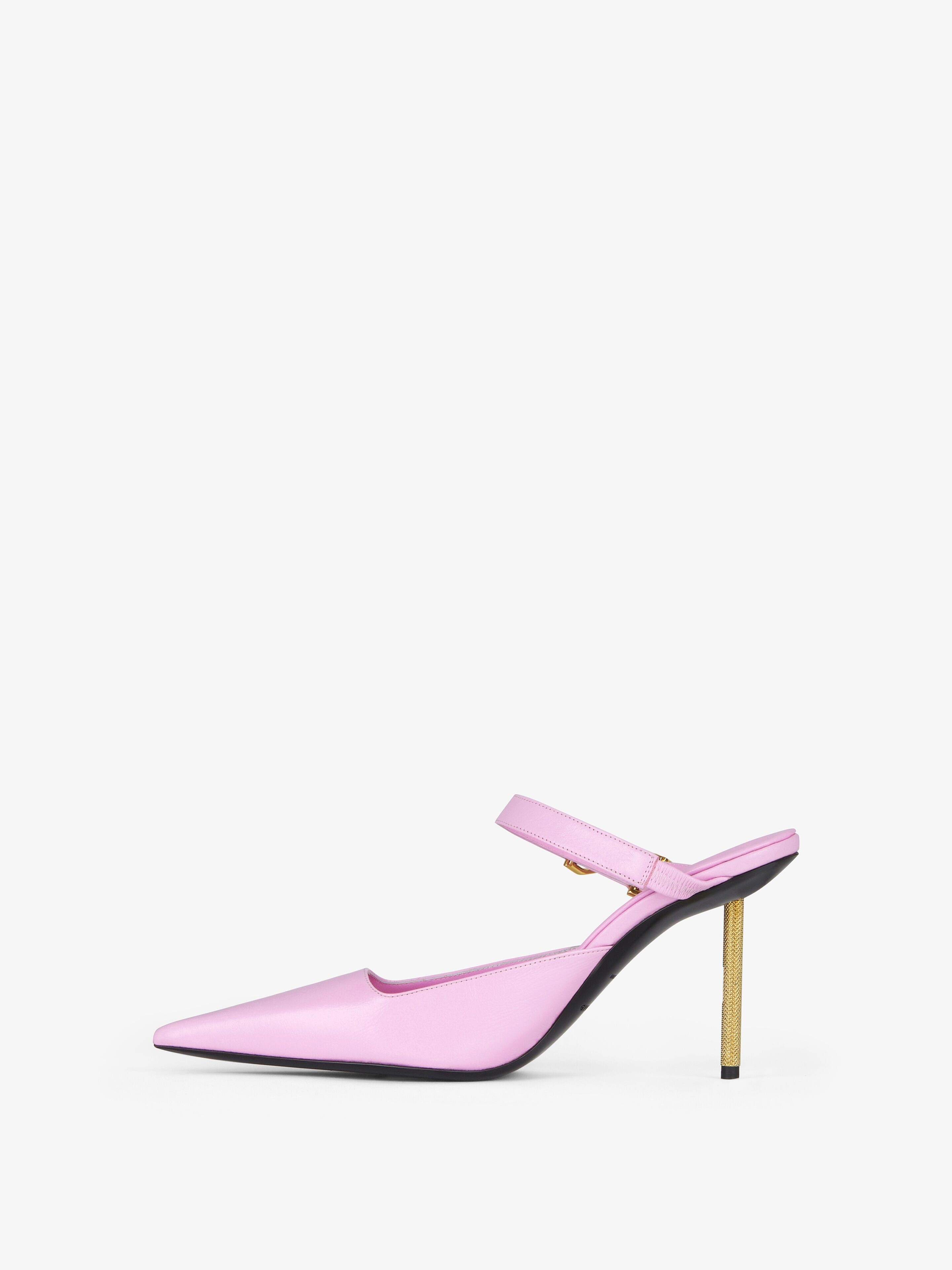 VOYOU SLINGBACKS IN LEATHER - 3