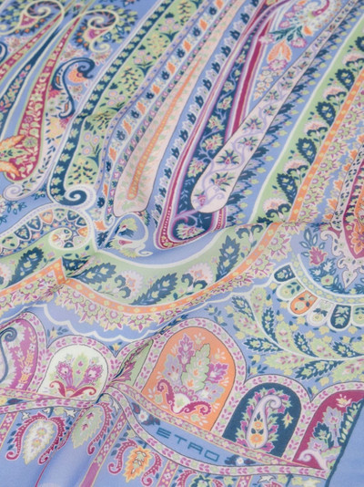 Etro paisley-print frayed scarf outlook