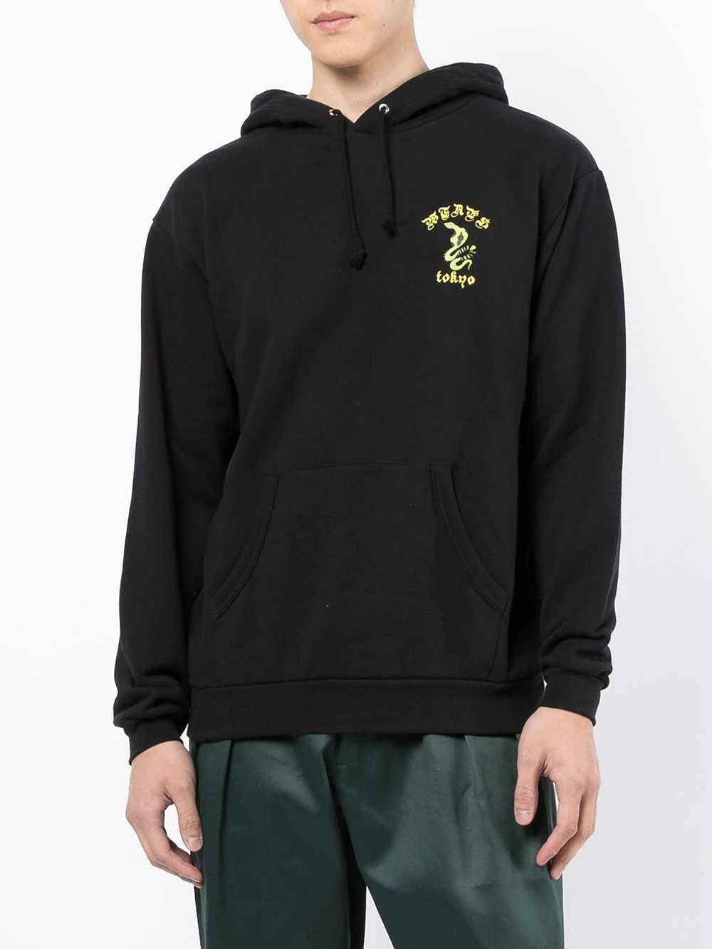 logo-print pullover hoodie - 3