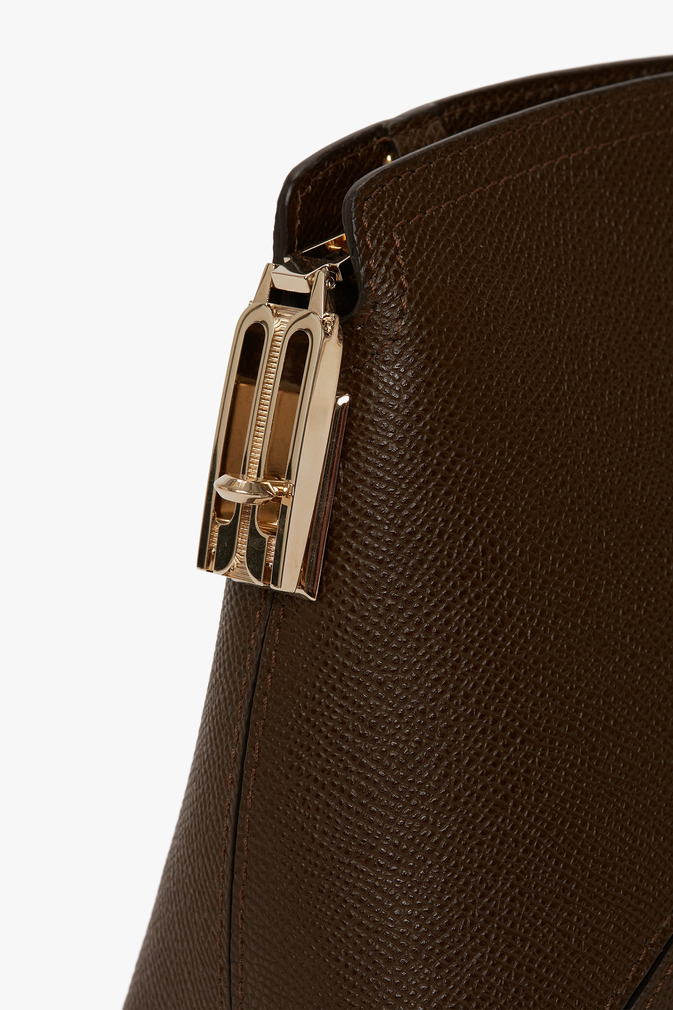 Victoria Crossbody Bag In Khaki Leather - 5