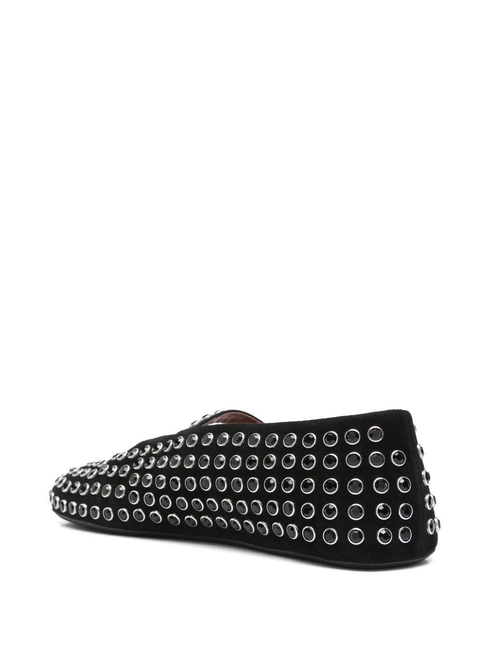 rhinestone-embellished ballet flats - 3