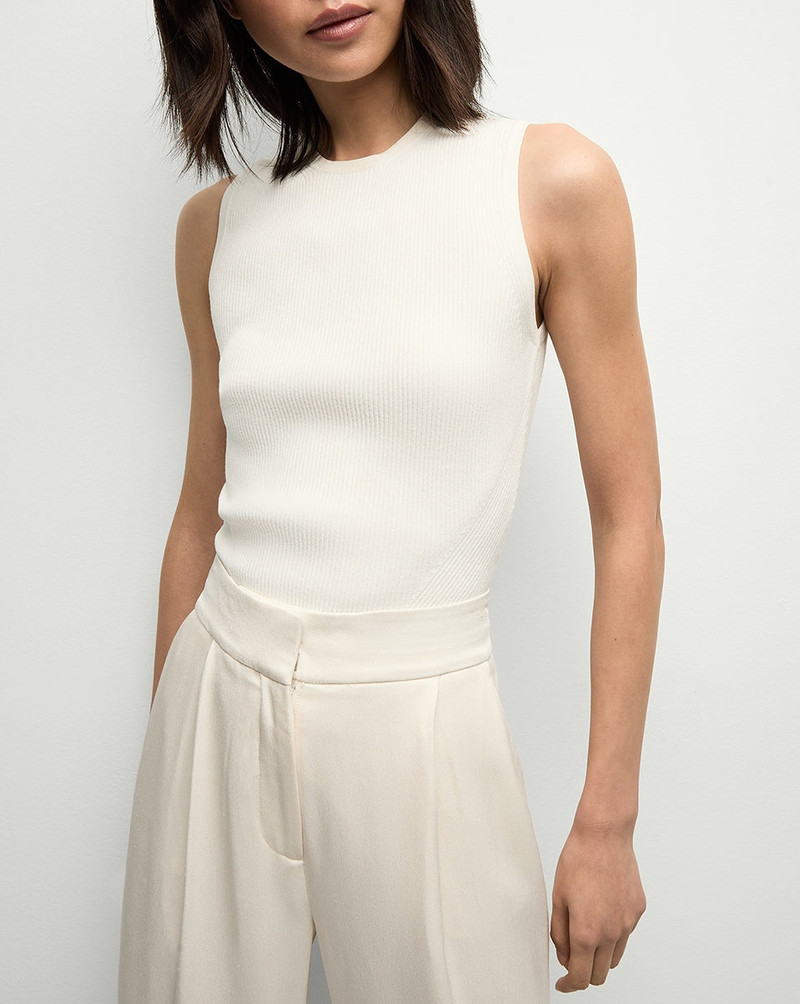 VERONICA BEARD SID SLEEVELESS CREW-NECK PULLOVER outlook