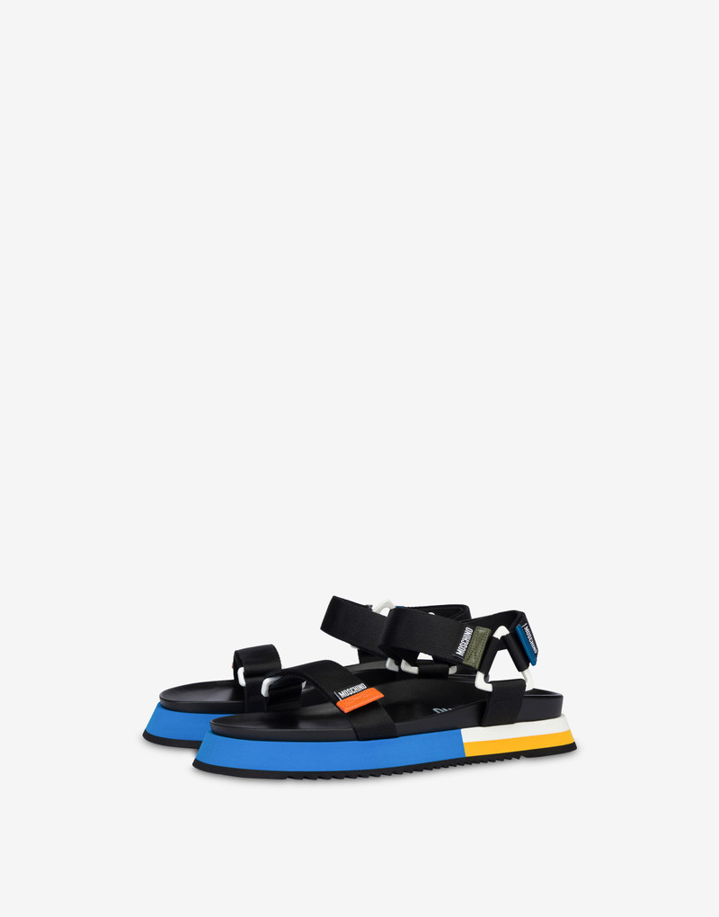 Moschino COLOURBLOCK SANDALS outlook