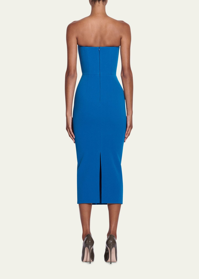Strapless Body-Con Midi Dress 3