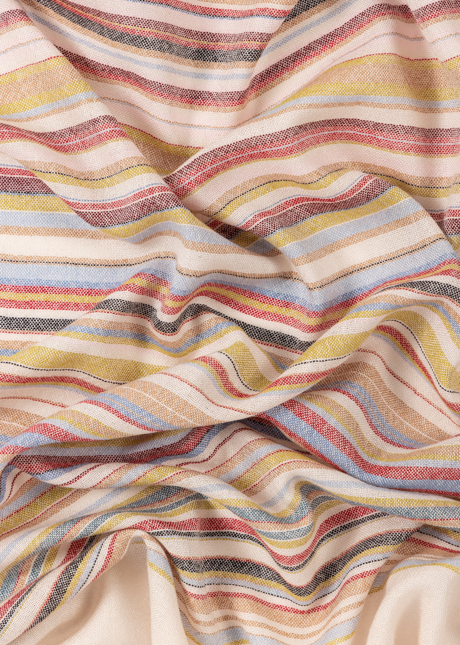 'Signature Stripe' Wool-Silk Scarf - 4