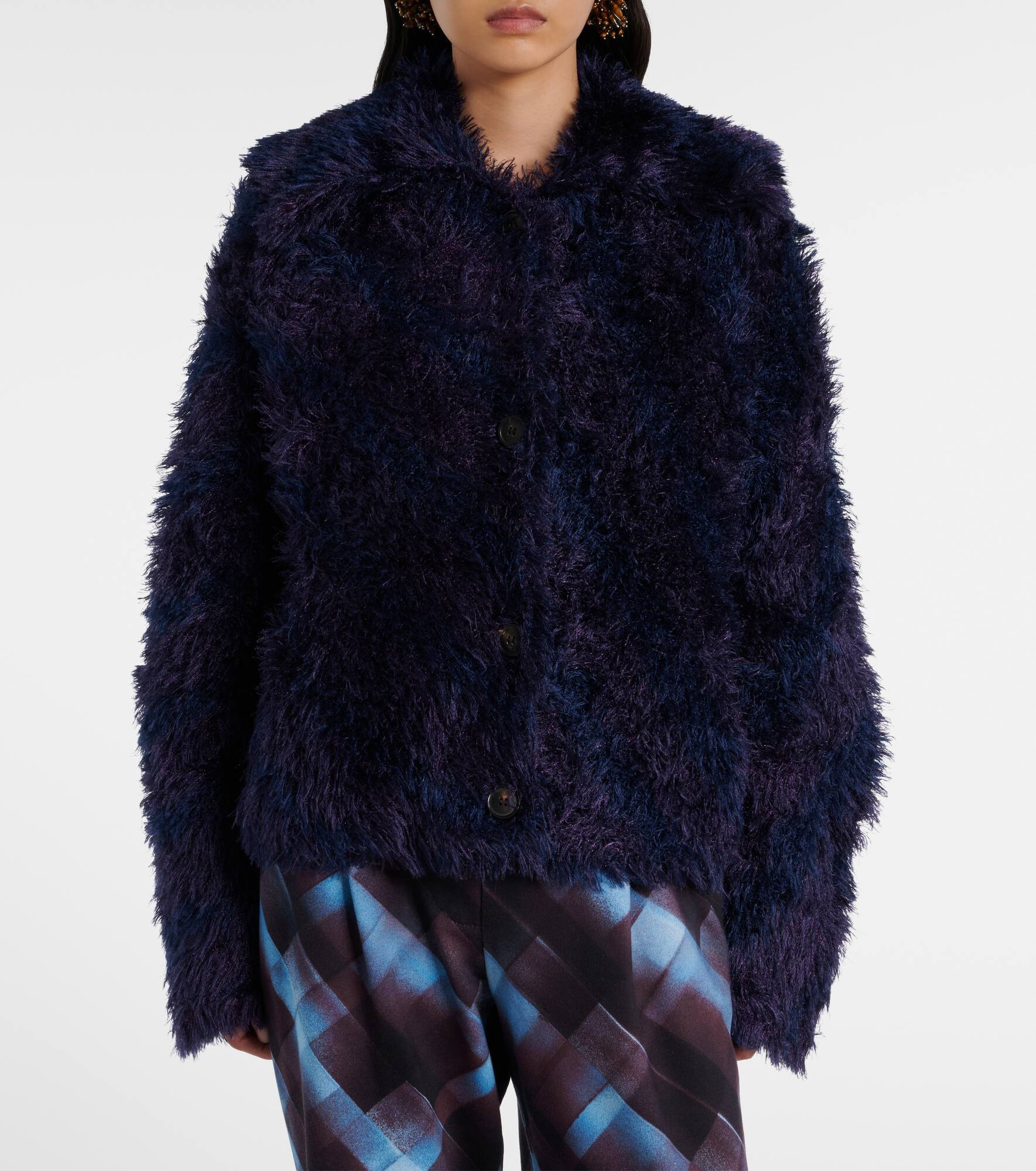 Wool and alpaca-blend cardigan - 6