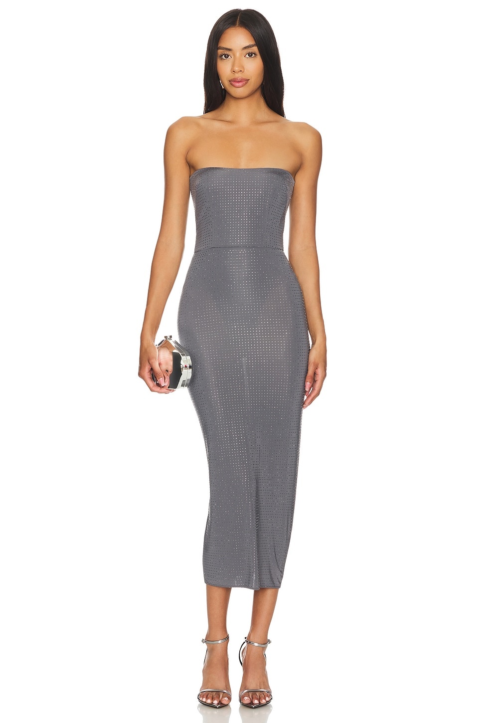 Strapless Crystal Glove Dress - 2