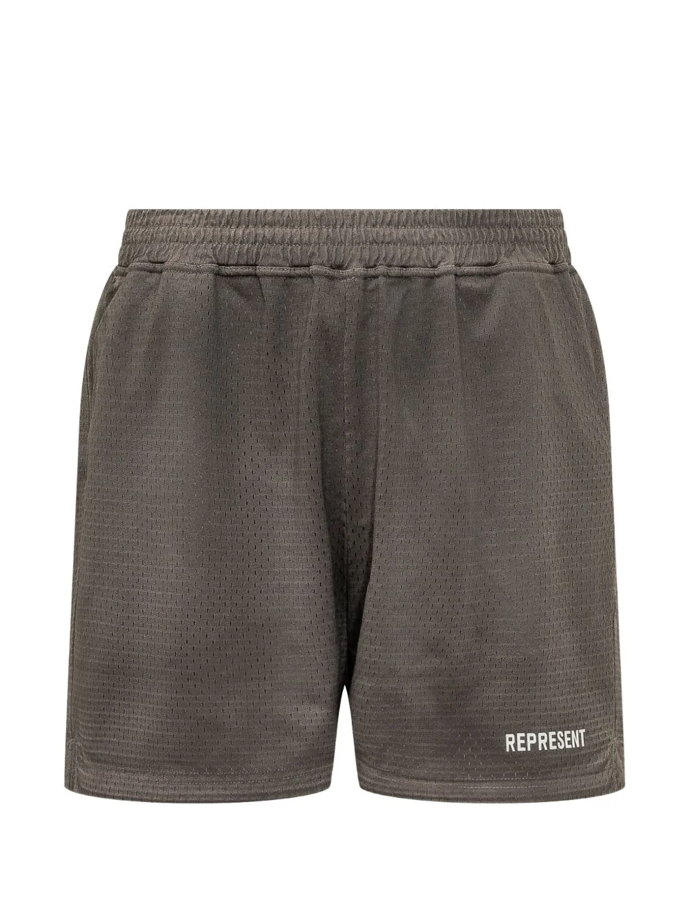 washed mesh shorts - 1