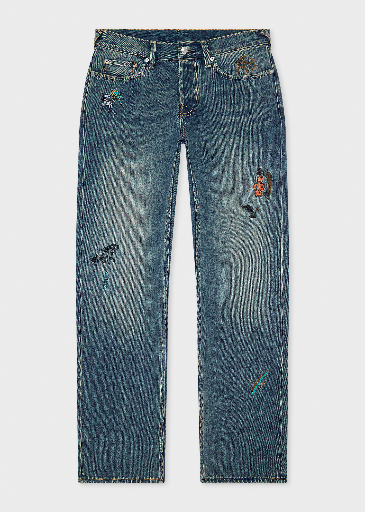 'Little Beasts' Embroidered Denim Co-Ord - 6
