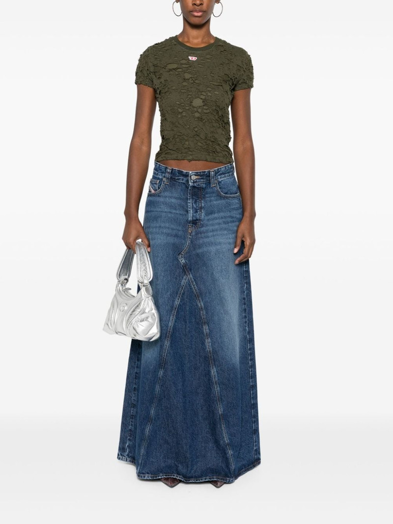 Diesel De-Pago maxi denim skirt outlook