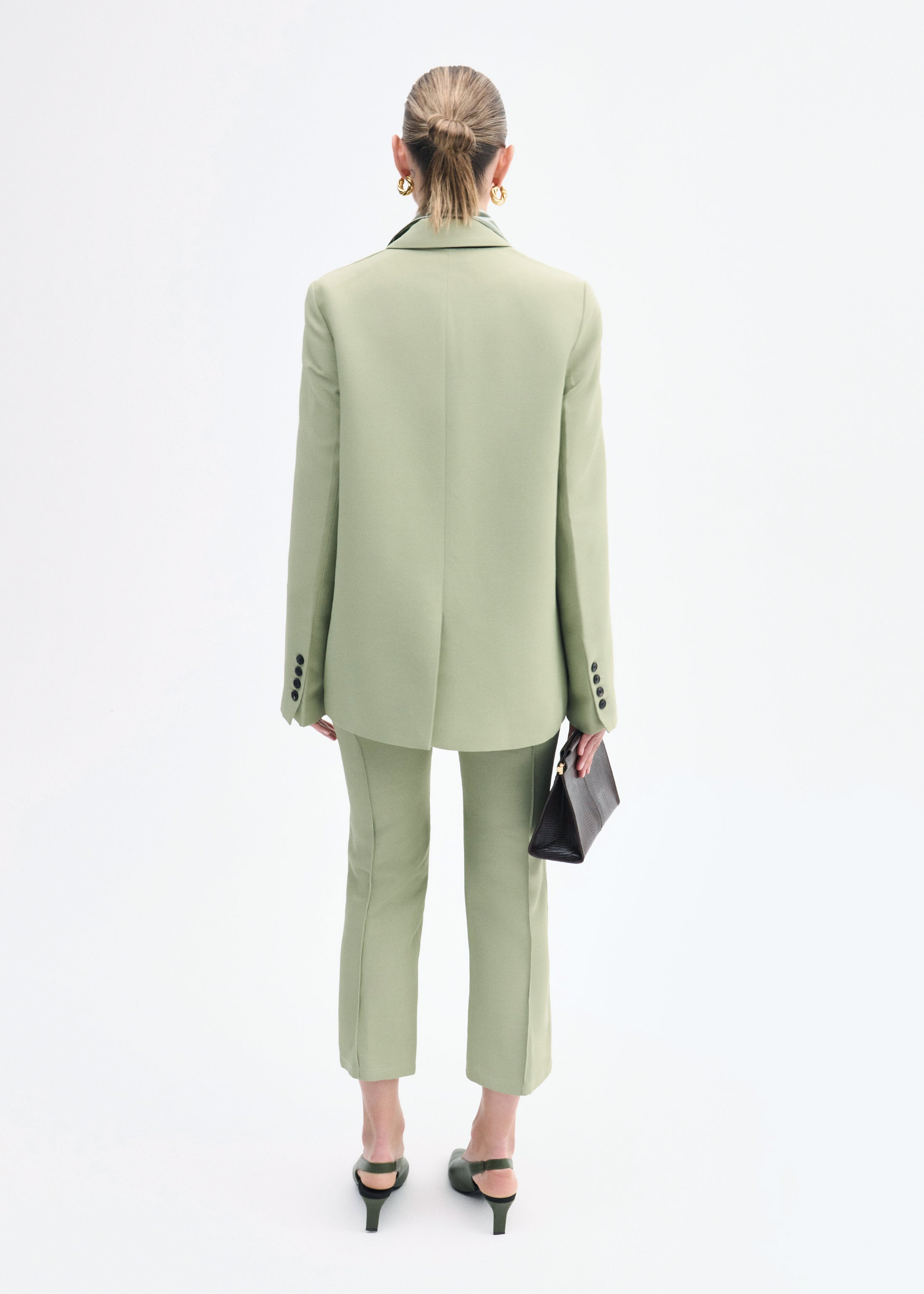 Structured Single-Breasted Blazer - 3