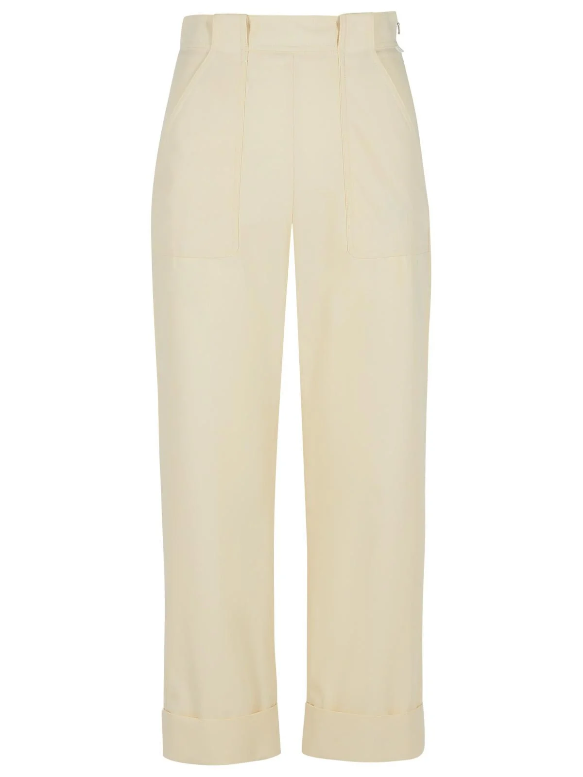 Max Mara Palio' White Cotton Pants - 1