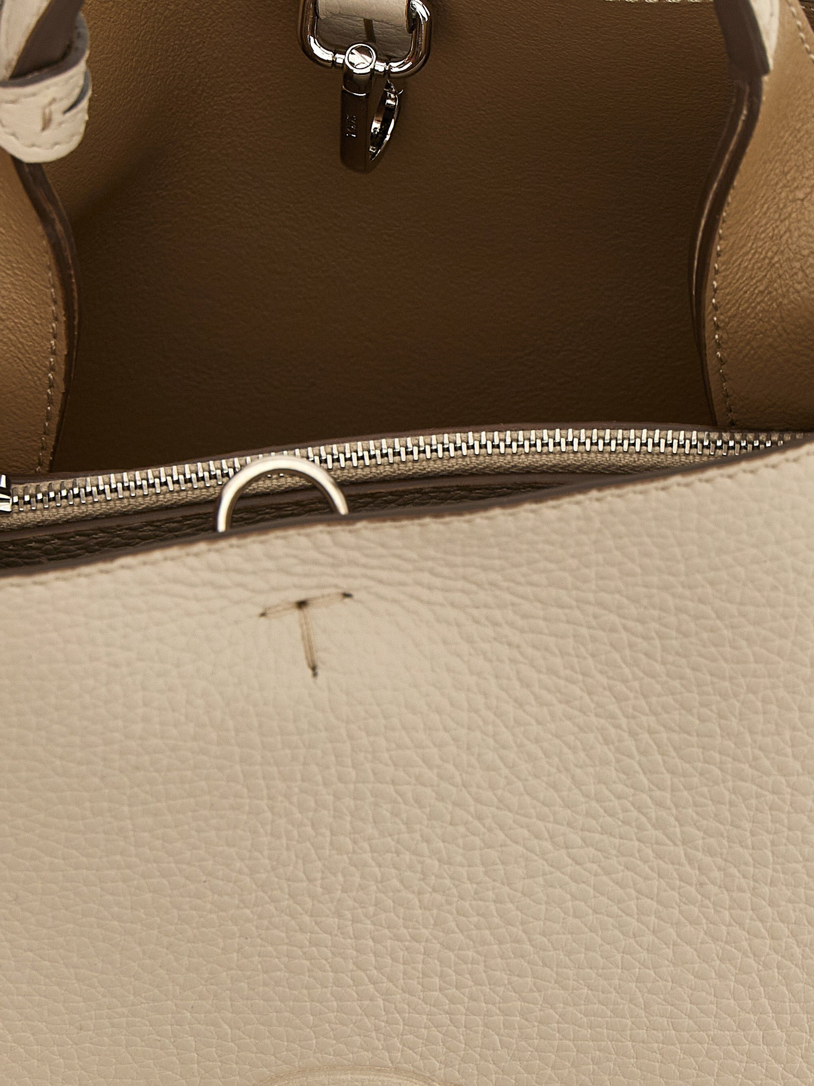 Micro Leather Handbag Crossbody Bags Gray - 4