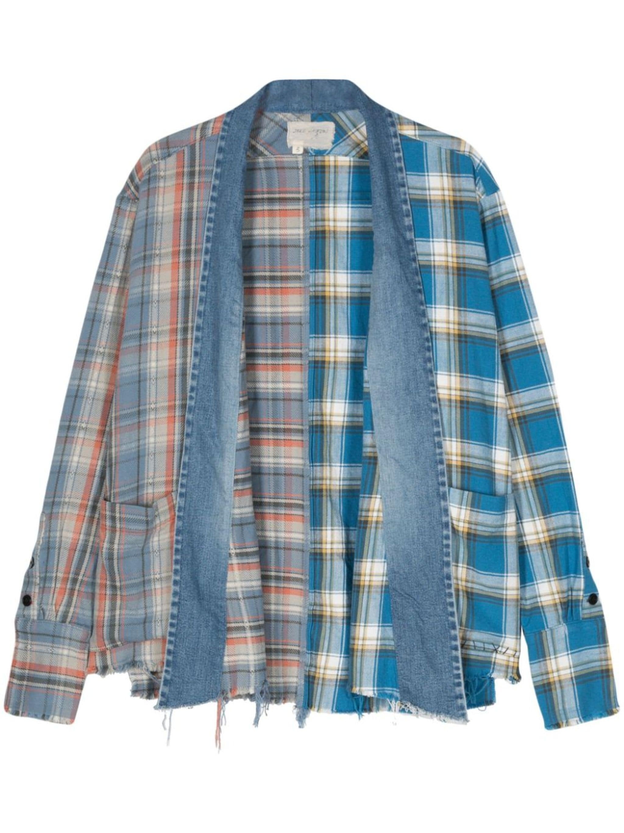 GL1 Mixed Plaid shirt jacket - 1