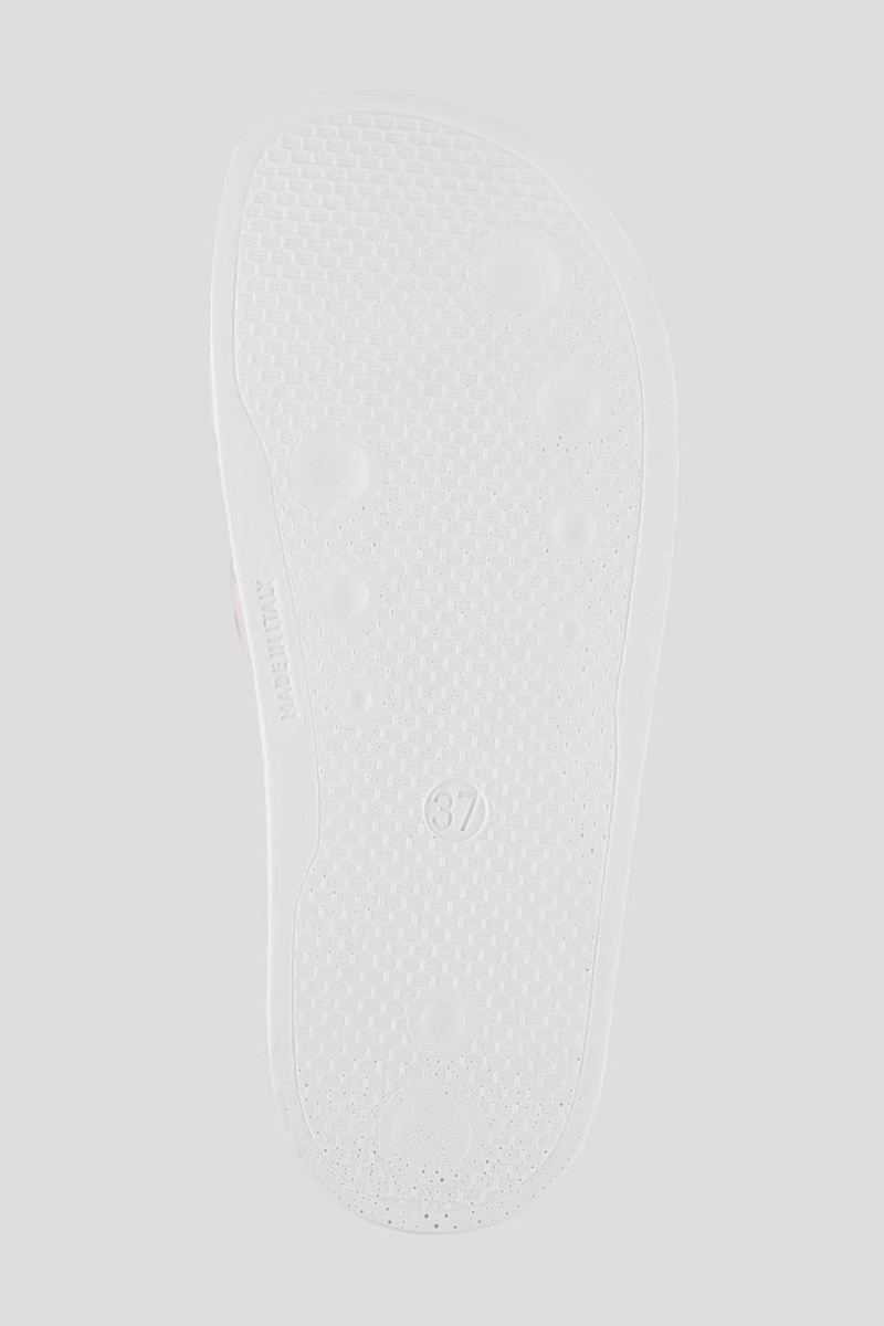 BELIZE SLIDES IN WHITE/PINK 6