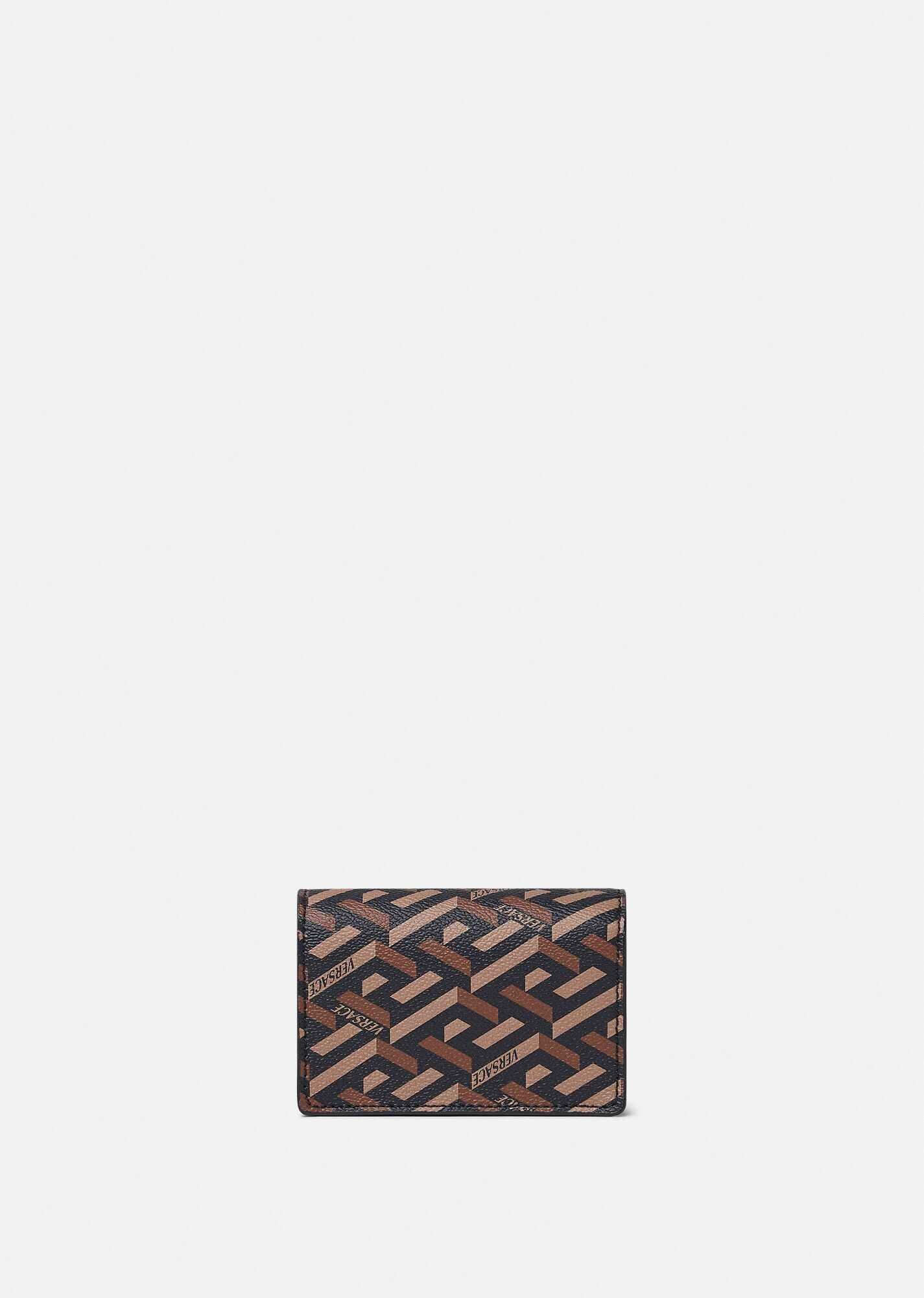 Virtus La Greca Print Mini Chain Wallet - 4