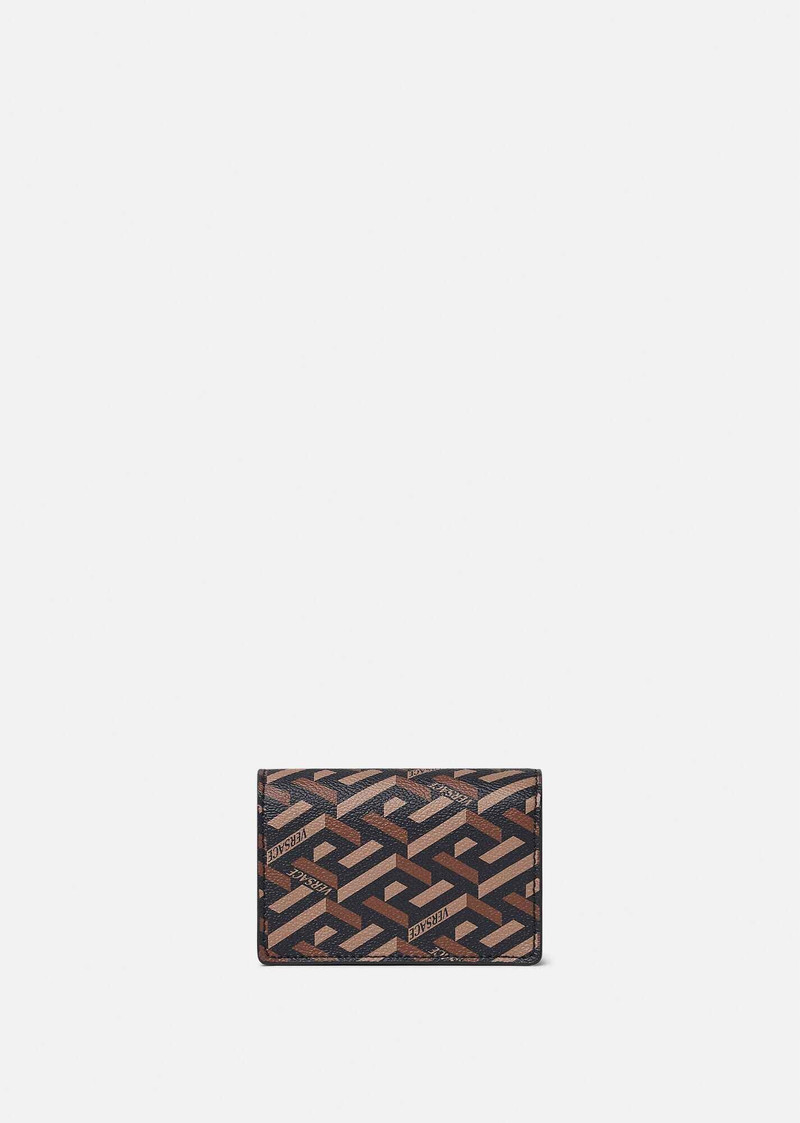 Virtus La Greca Print Mini Chain Wallet 4