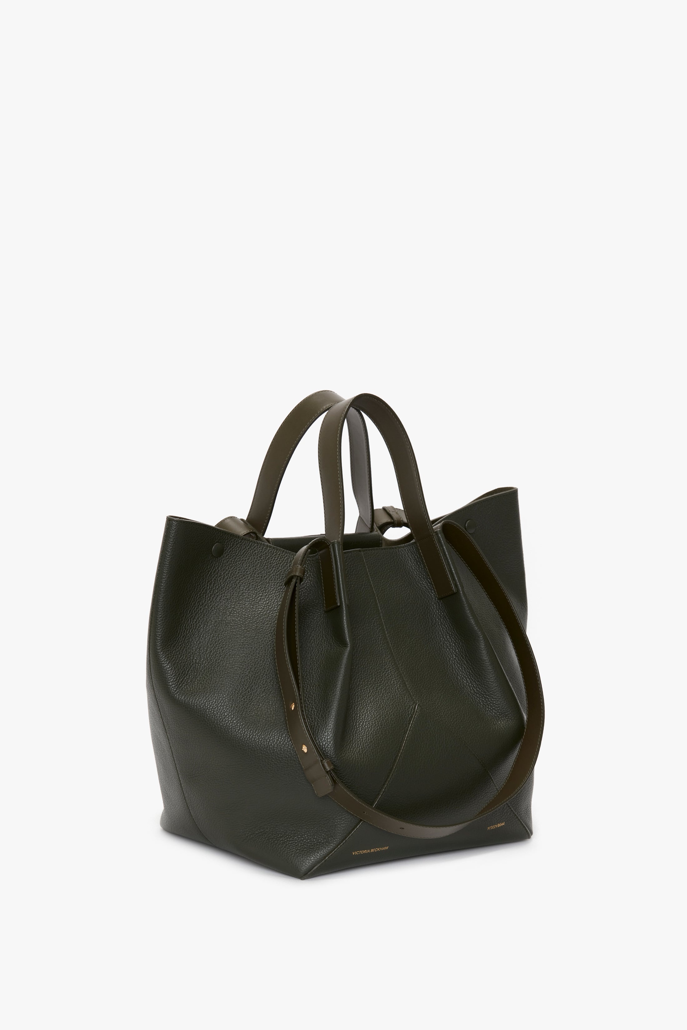 The Jumbo Tote In Loden Leather - 1