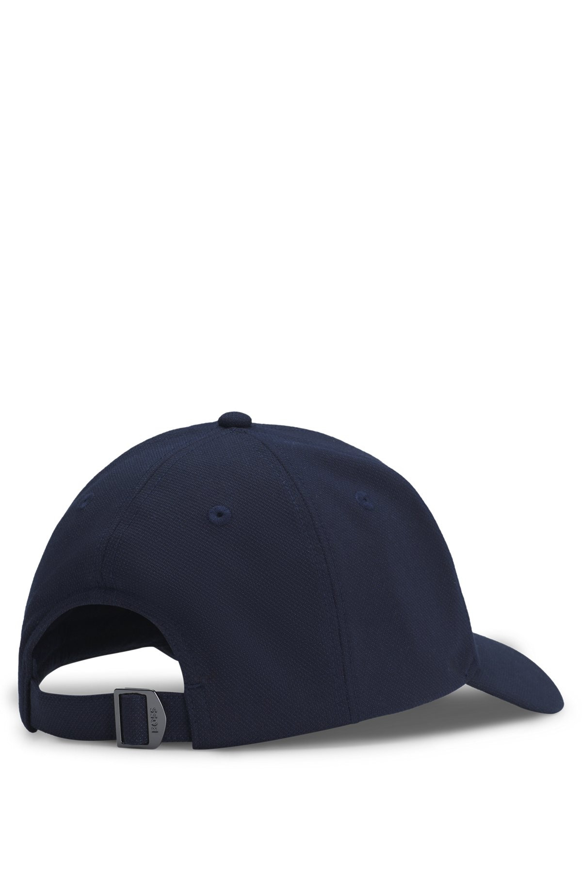 KNITTED-PIQUÉ CAP WITH LOGO PATCH - 3